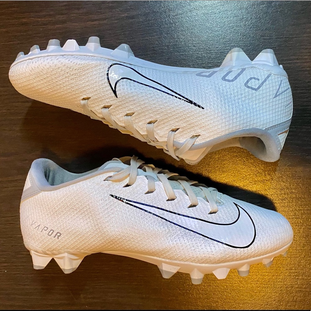Nike Vapor Edge Team Cleat White-CZ2606-100 Size 8.5